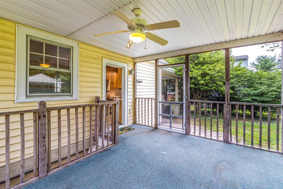 3223 Lawndale Road Roanoke, VA 24018 - Photo 15 of 37 a view of a balcony with a large window