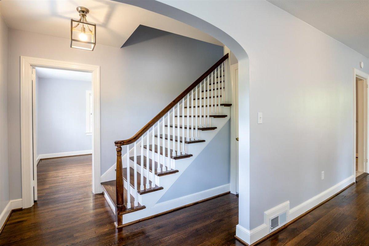 3223 Lawndale Road Roanoke, VA 24018 - Photo 18 of 37 a view of entryway with wooden floor