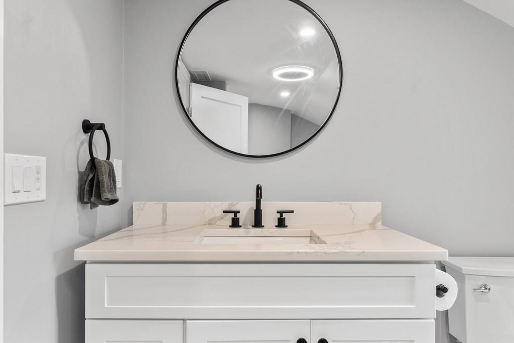 68 Still River Road Harvard, MA 01451 - Photo 27 of 40 a bathroom with a sink and a mirror