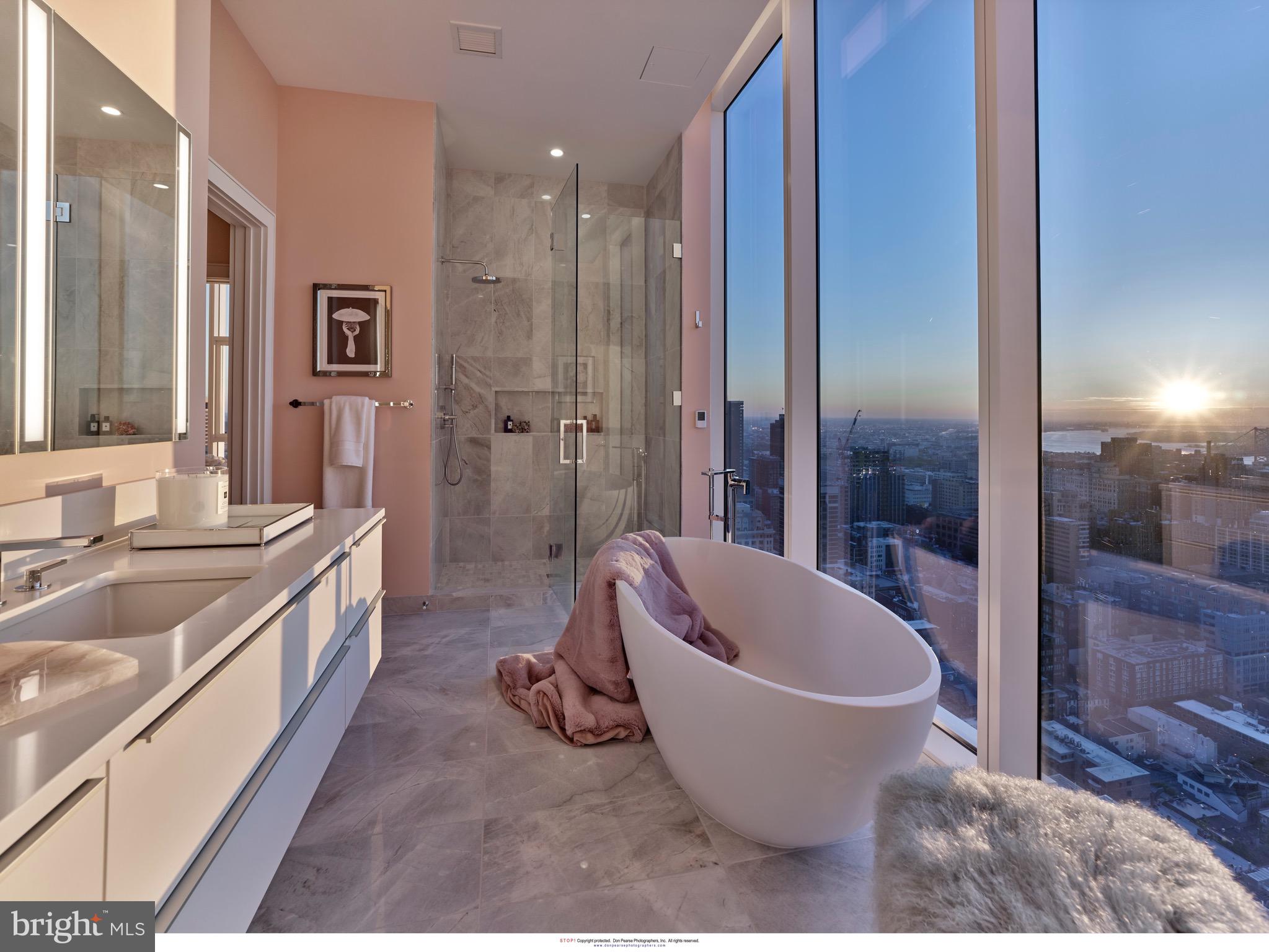 301 South Broad Street, Unit 4101 Philadelphia, PA 19107 - Photo 9 of 23 Owner suite bath 2