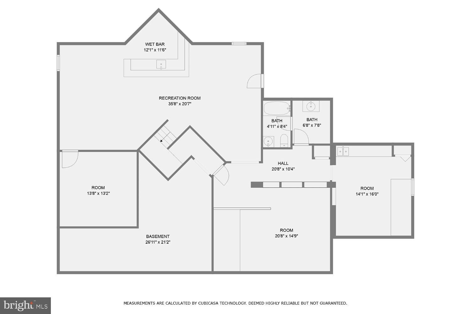 3205 Dunwood Ridge Terrace Bowie, MD 20721 - Photo 50 of 52 Floor Plan | Lower Level