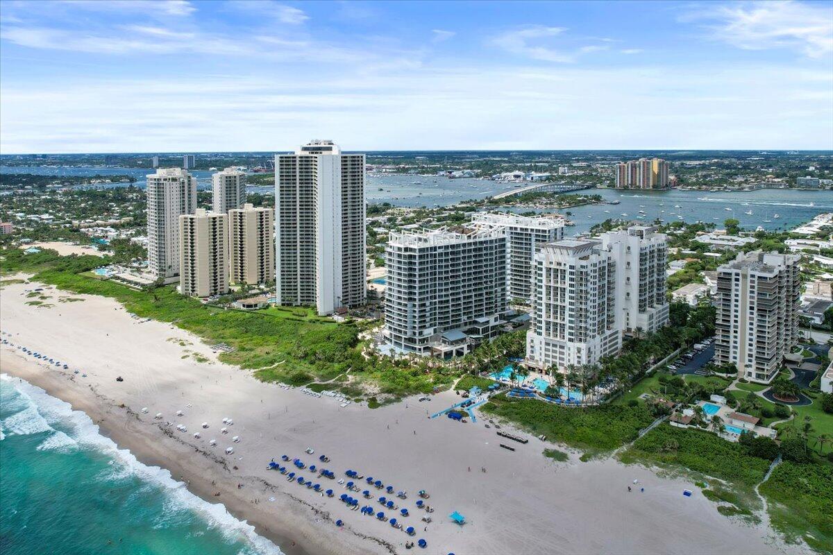 3400 North Ocean Drive, Unit 1806 Singer Island, FL 33404 - Photo 28 of 55 a city view with tall buildings