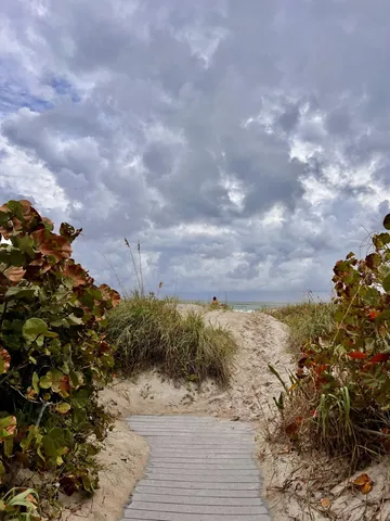 a front view of a building