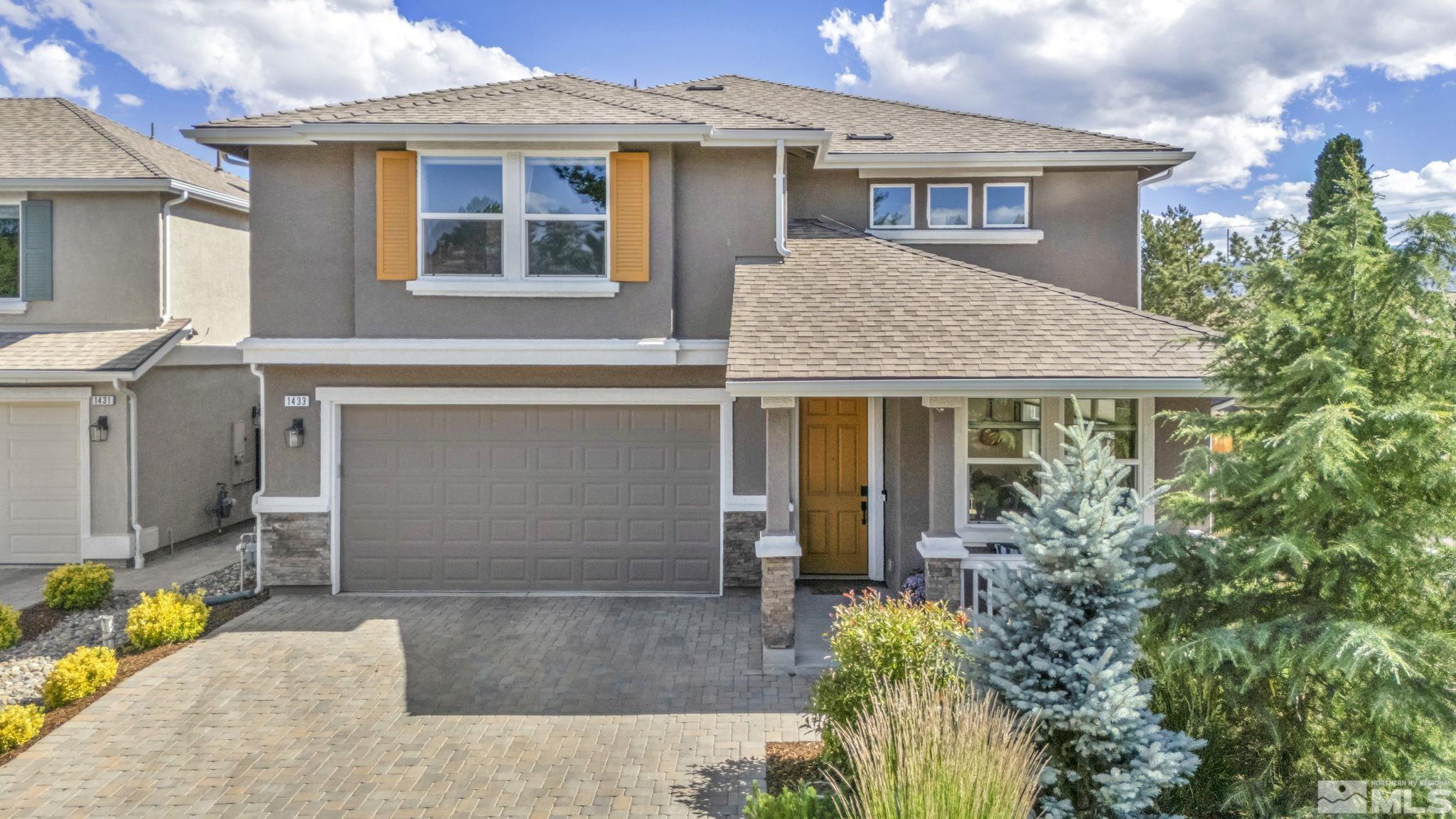 1433 Washington Street Reno, NV 89503 - Photo 1 of 35 front view of a house with a garage