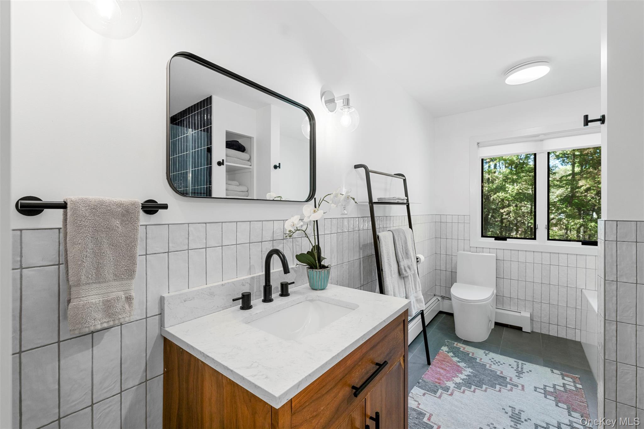 90 Van Dale Road Woodstock, NY 12498 - Photo 34 of 49 a bathroom with a sink toilet and shower