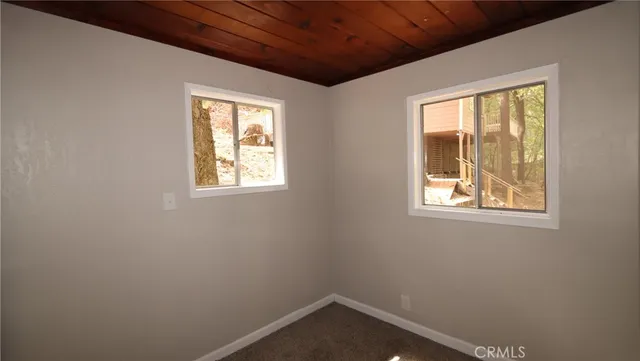 a small space with a window