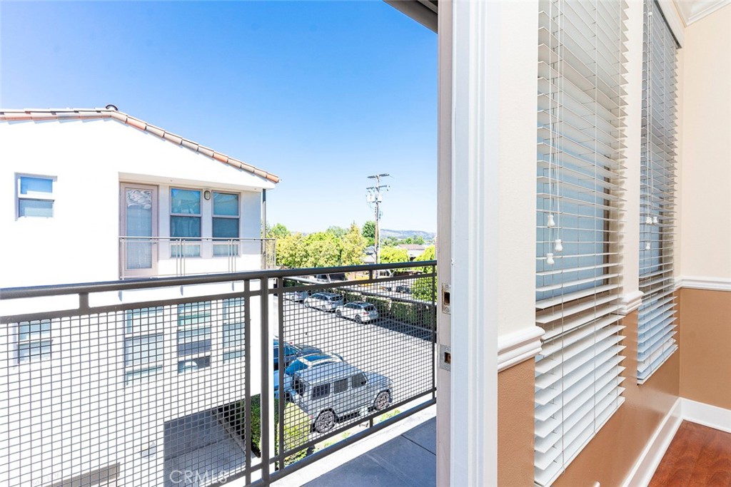 596 South Brea Boulevard Brea, CA 92821 - Photo 25 of 33 a view of a balcony from a living room
