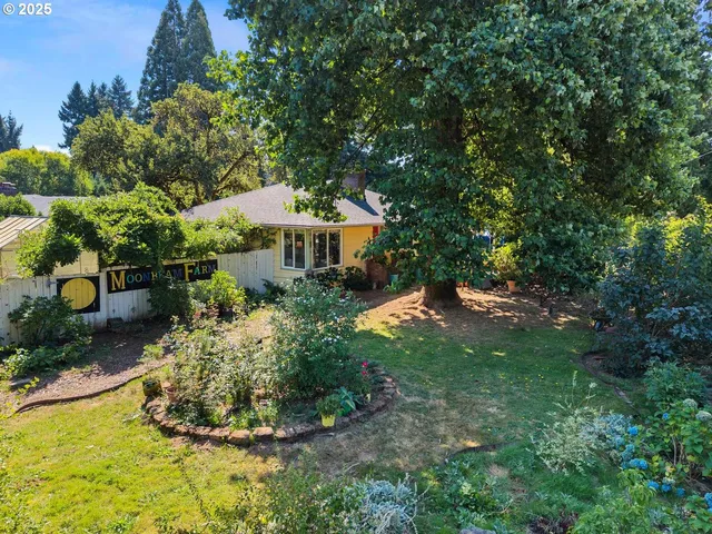 a aerial view of a house