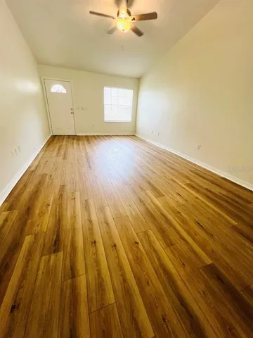 wooden floor in an empty room