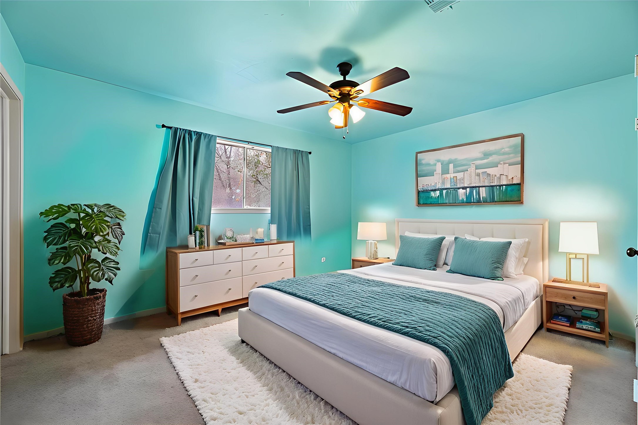 17814 Theiss Mail Rte Road Spring, TX 77379 - Photo 12 of 24 a bedroom with a bed table and a window