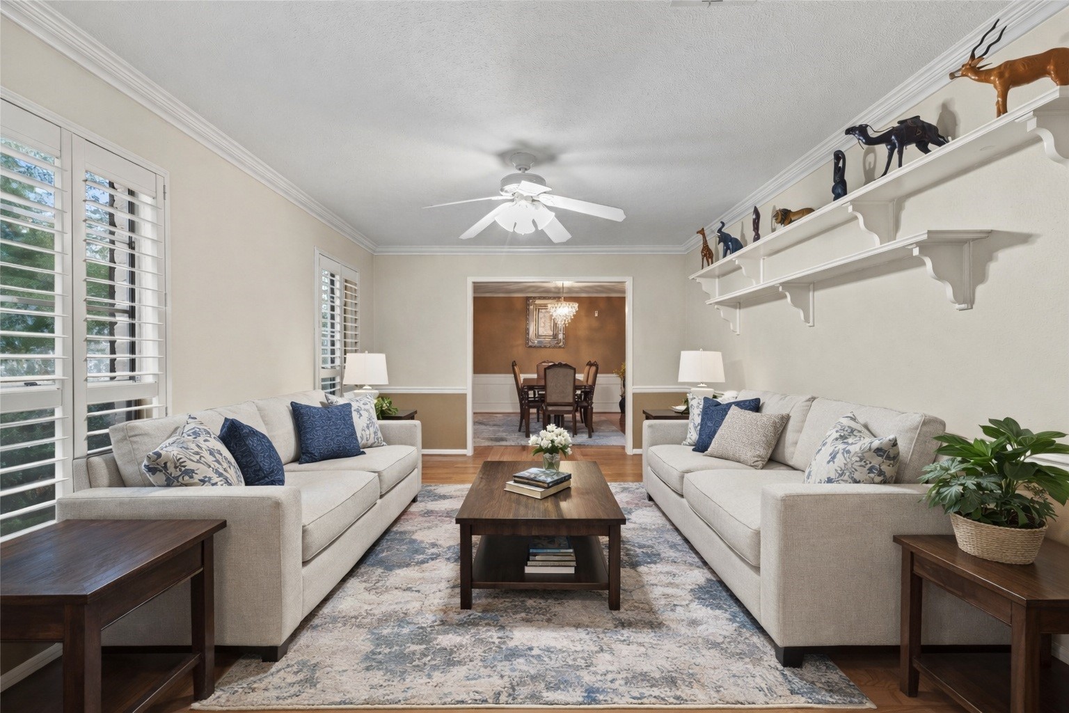 17814 Theiss Mail Rte Road Spring, TX 77379 - Photo 4 of 24 a living room with furniture and a large window
