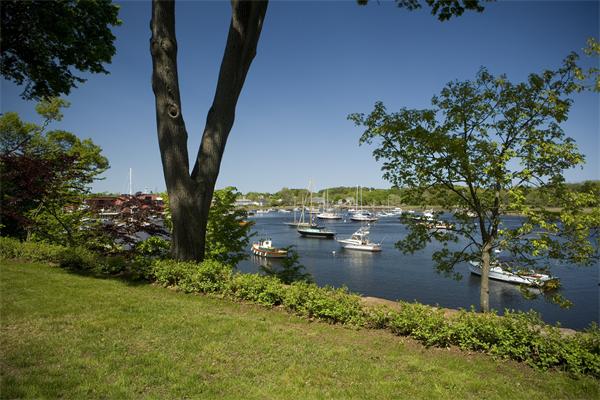 7 Norton's Point Road Manchester, MA 01944 - Photo 18 of 29 a backyard of a house with lots of green space