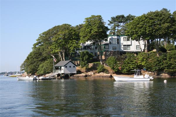 7 Norton's Point Road Manchester, MA 01944 - Photo 23 of 29 a view of house with swimming pool and outdoor space