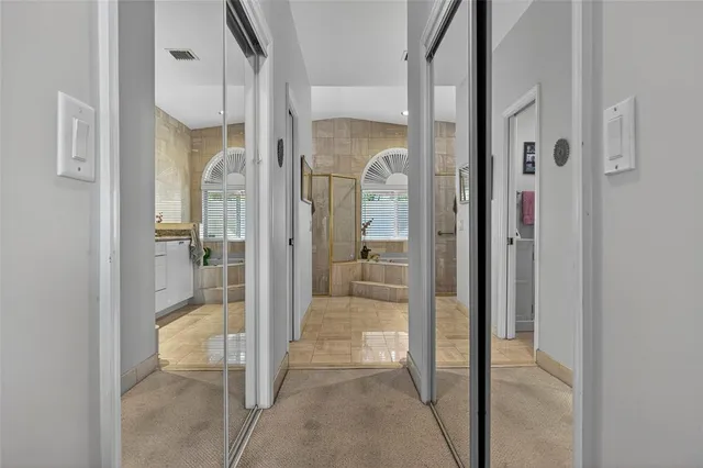 a outdoor space with furniture