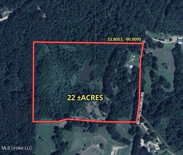 2077 Bethel Church Road Holcomb, MS 38940 - Photo 22 of 24 Map