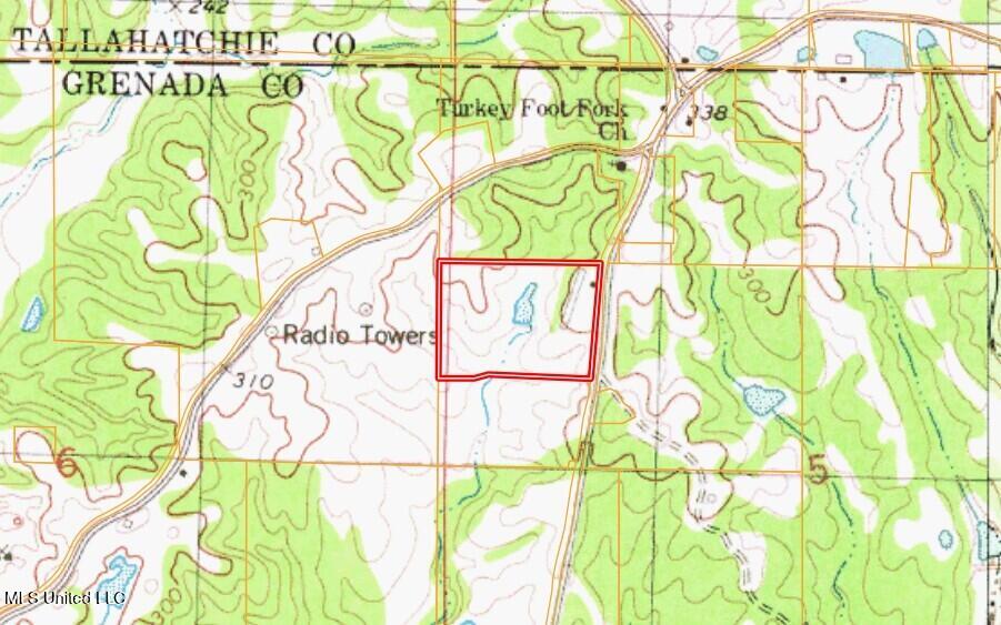 2077 Bethel Church Road Holcomb, MS 38940 - Photo 24 of 24 topo