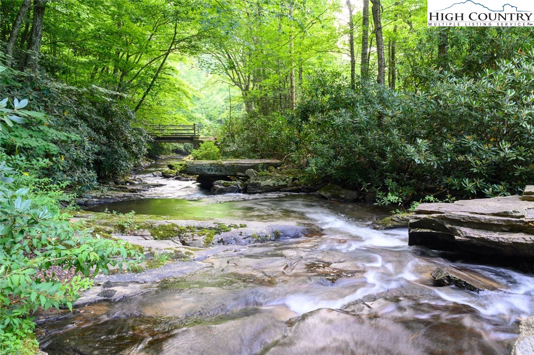 4081 Howard's Creek Road Boone, NC 28607 - Photo 5 of 44 a view of a swimming pool with a yard