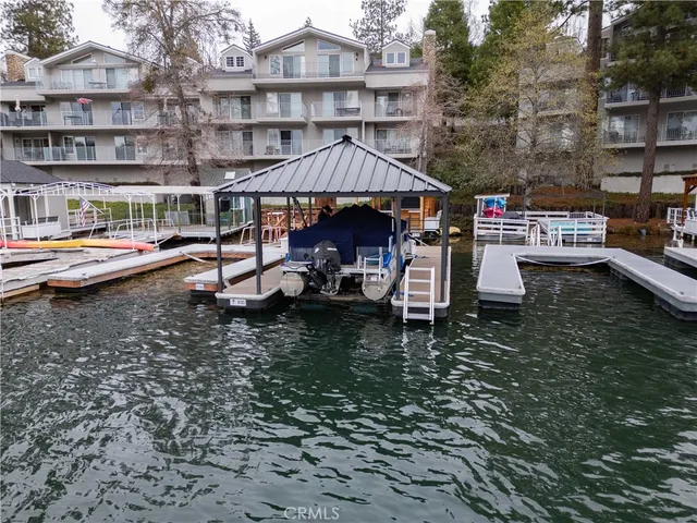 an aerial view of a city with balcony