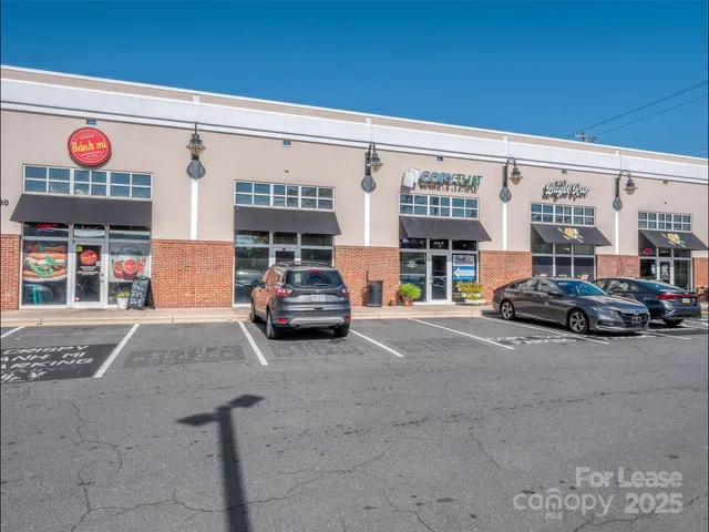 a front view of a building