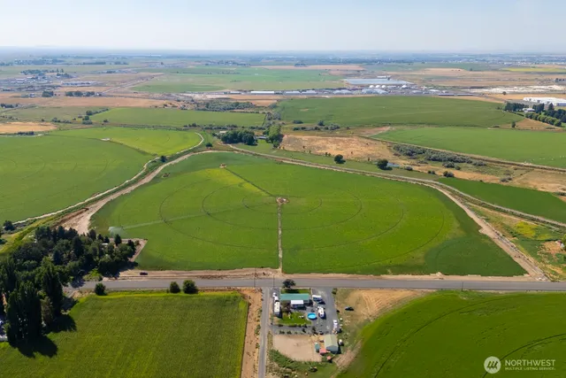 an aerial view of a football ground