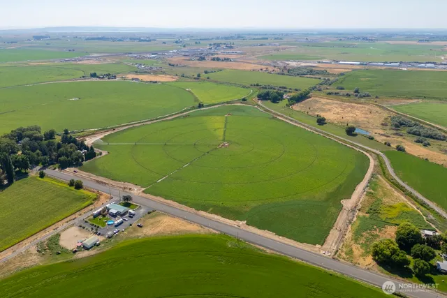 an aerial view of a football ground