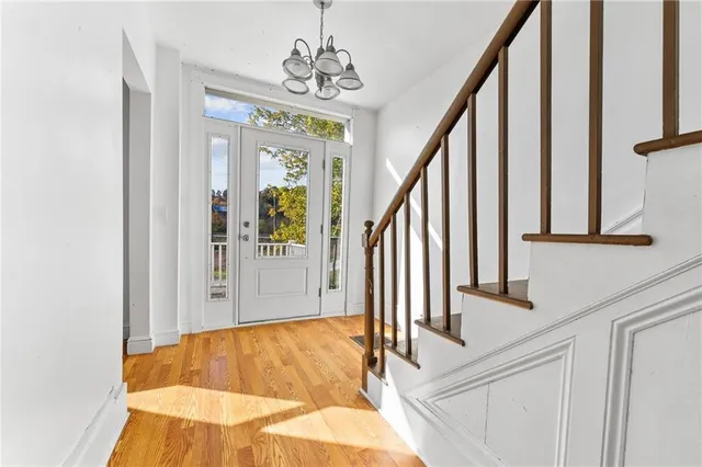 a view of an entryway