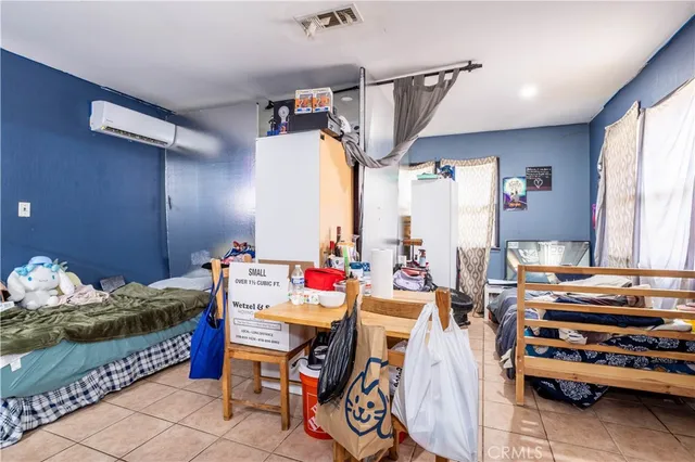 a view of a house with a small pool