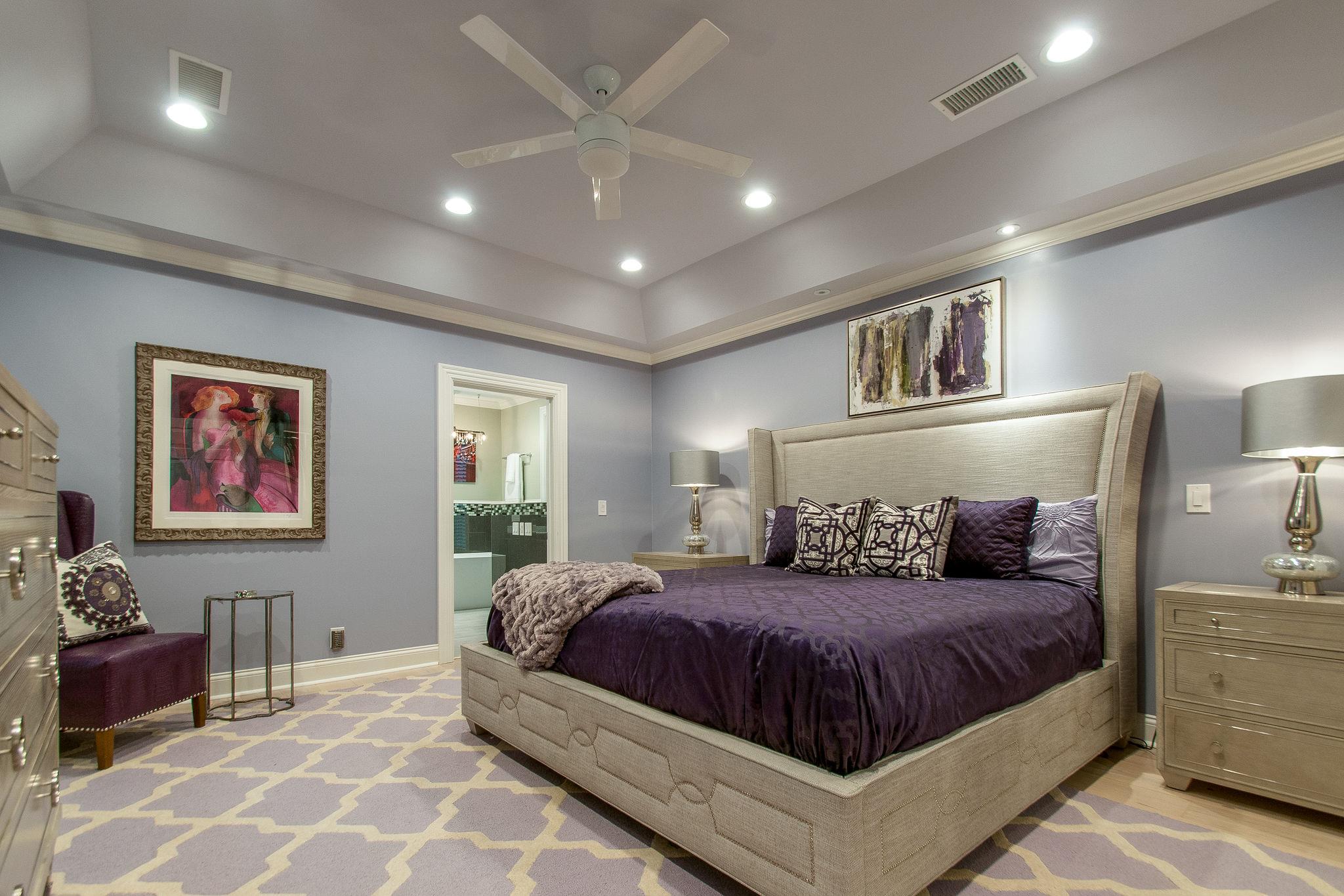 731 General George Patton Road Nashville, TN 37221 - Photo 13 of 19 a bedroom with a large bed and a couch