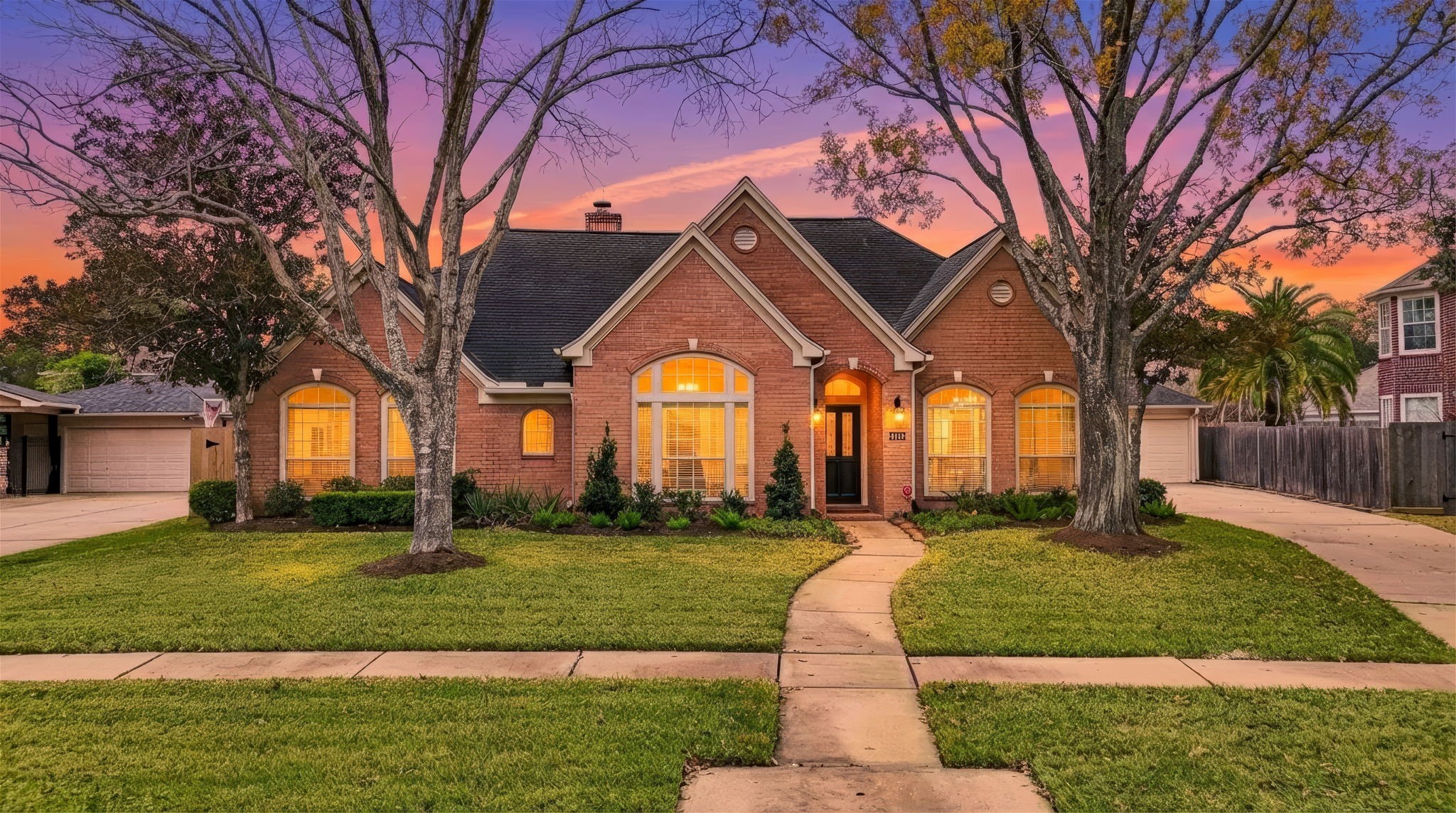 2114 Lytham Lane Katy, TX 77450 - Photo 1 of 29 This charming one-story brick home in Cinco Ranch features a welcoming front entrance with beautiful arched windows, a manicured lawn and spacious driveway.
