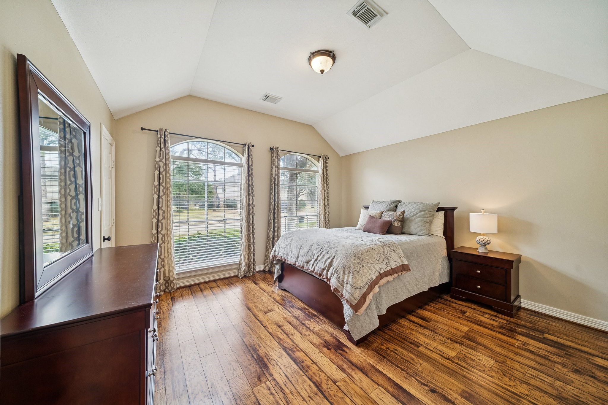 2114 Lytham Lane Katy, TX 77450 - Photo 16 of 29 Bedroom #2. Bright, and spacious with with vaulted ceiling, large windows for natural light.
