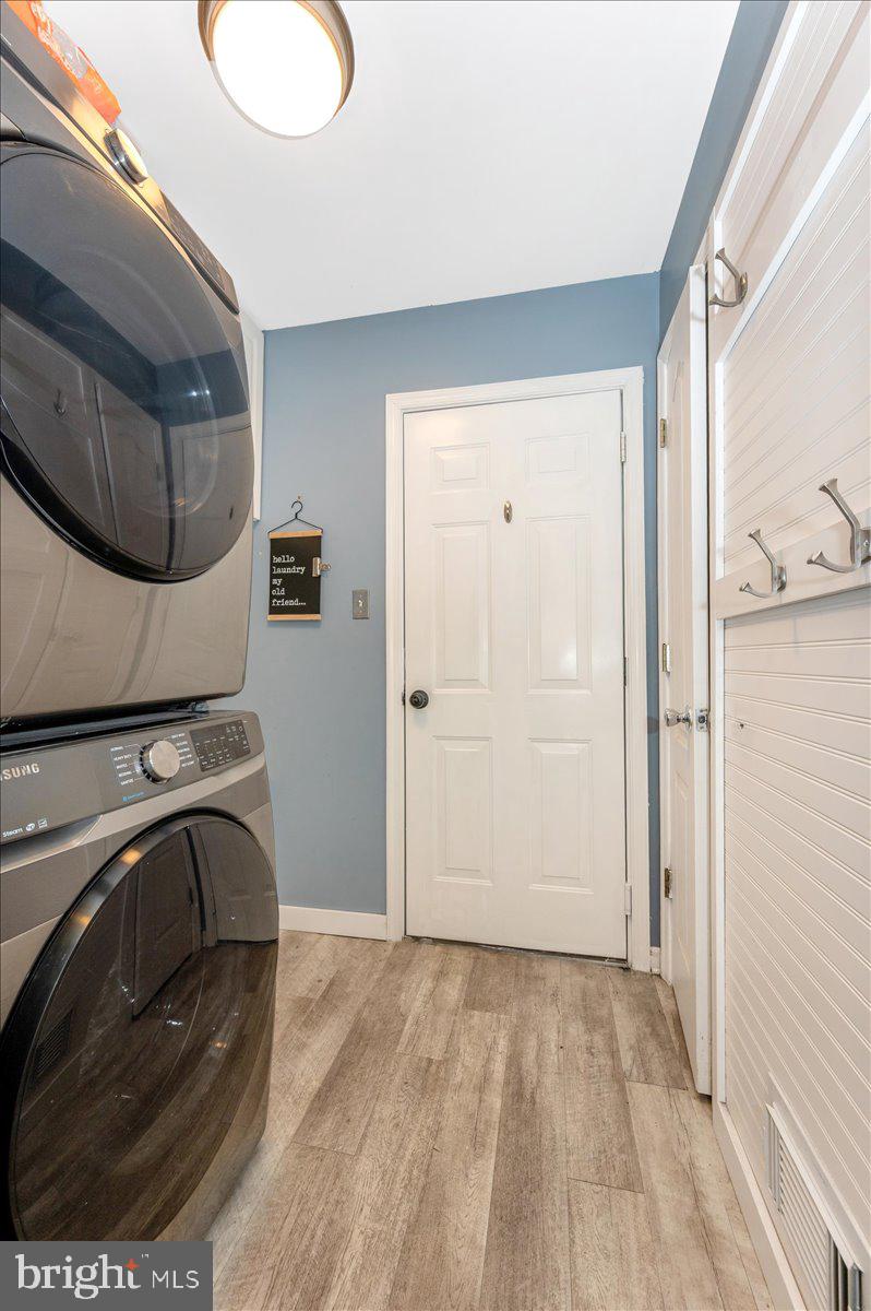 6536 South Clifton Road Frederick, MD 21703 - Photo 23 of 71 a view of a storage & utility room with washer and dryer