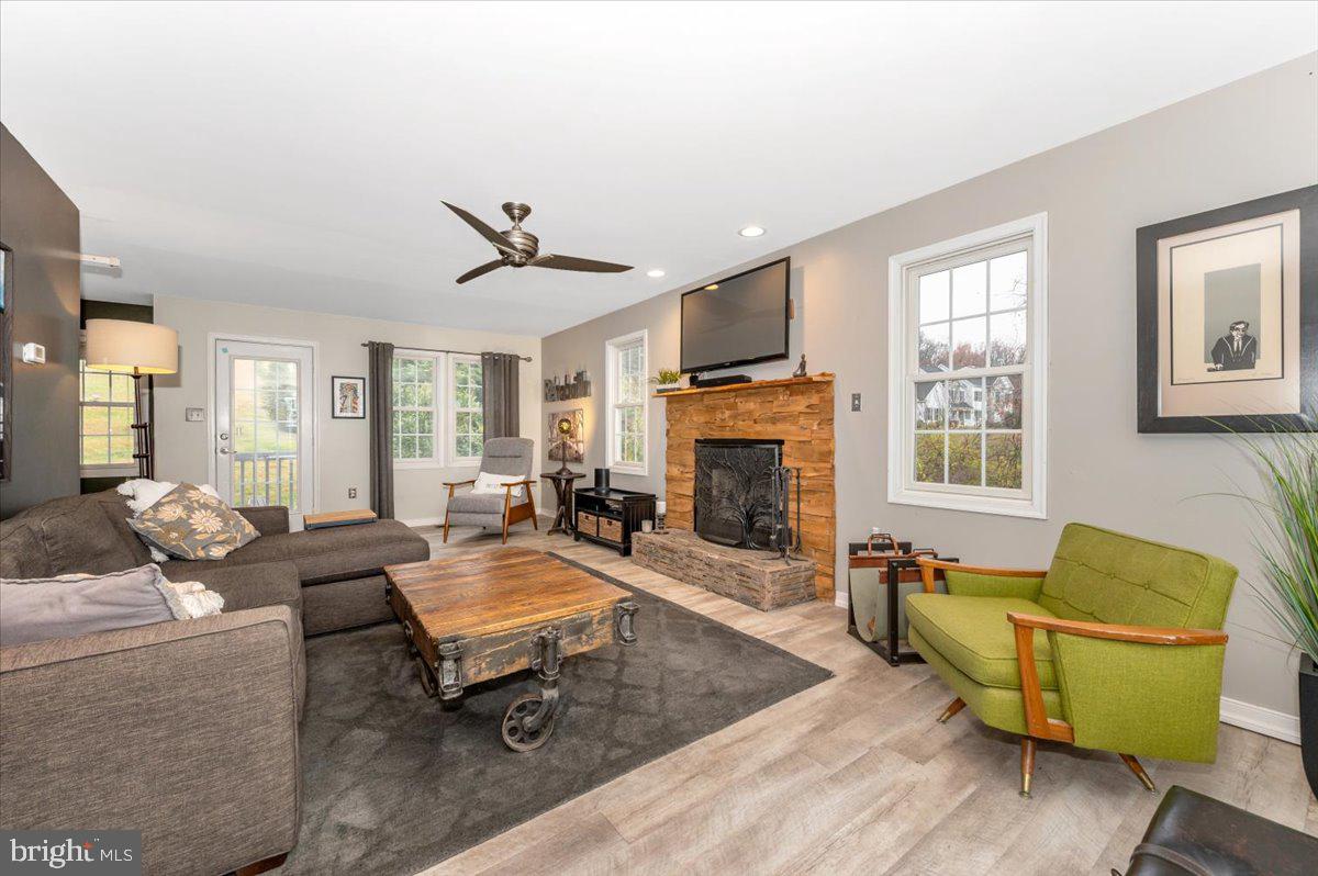 6536 South Clifton Road Frederick, MD 21703 - Photo 6 of 71 a living room with furniture fireplace and a window