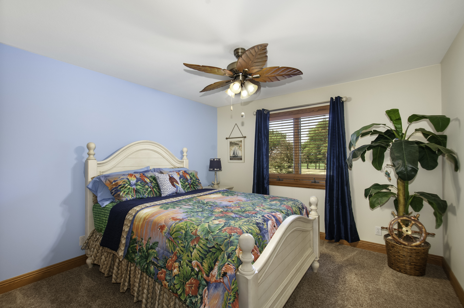 24738 South Walnut Street Elwood, IL 60421 - Photo 16 of 20 a bedroom with bed and a potted plant