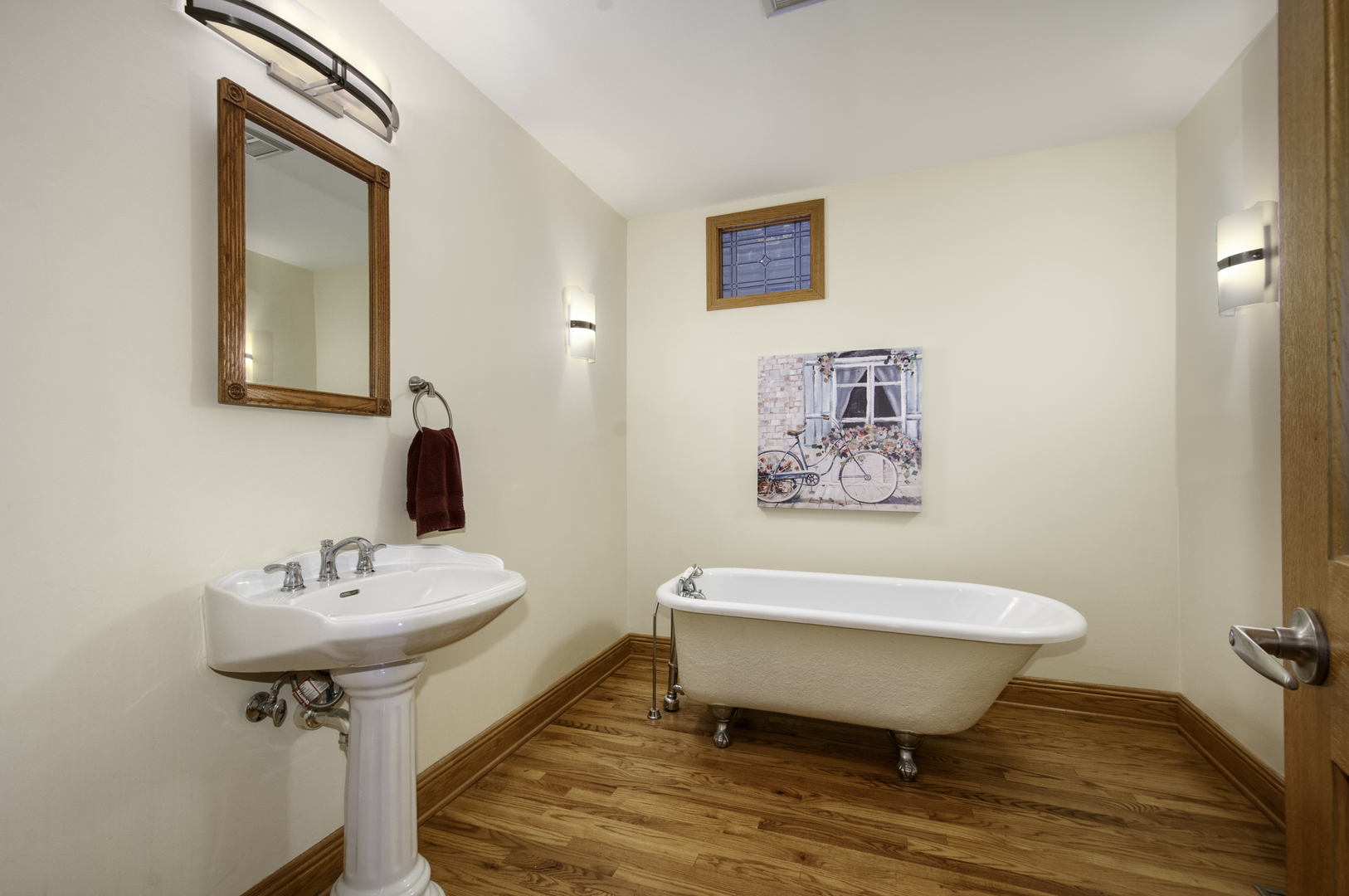 24738 South Walnut Street Elwood, IL 60421 - Photo 17 of 20 a bathroom with a sink and a mirror