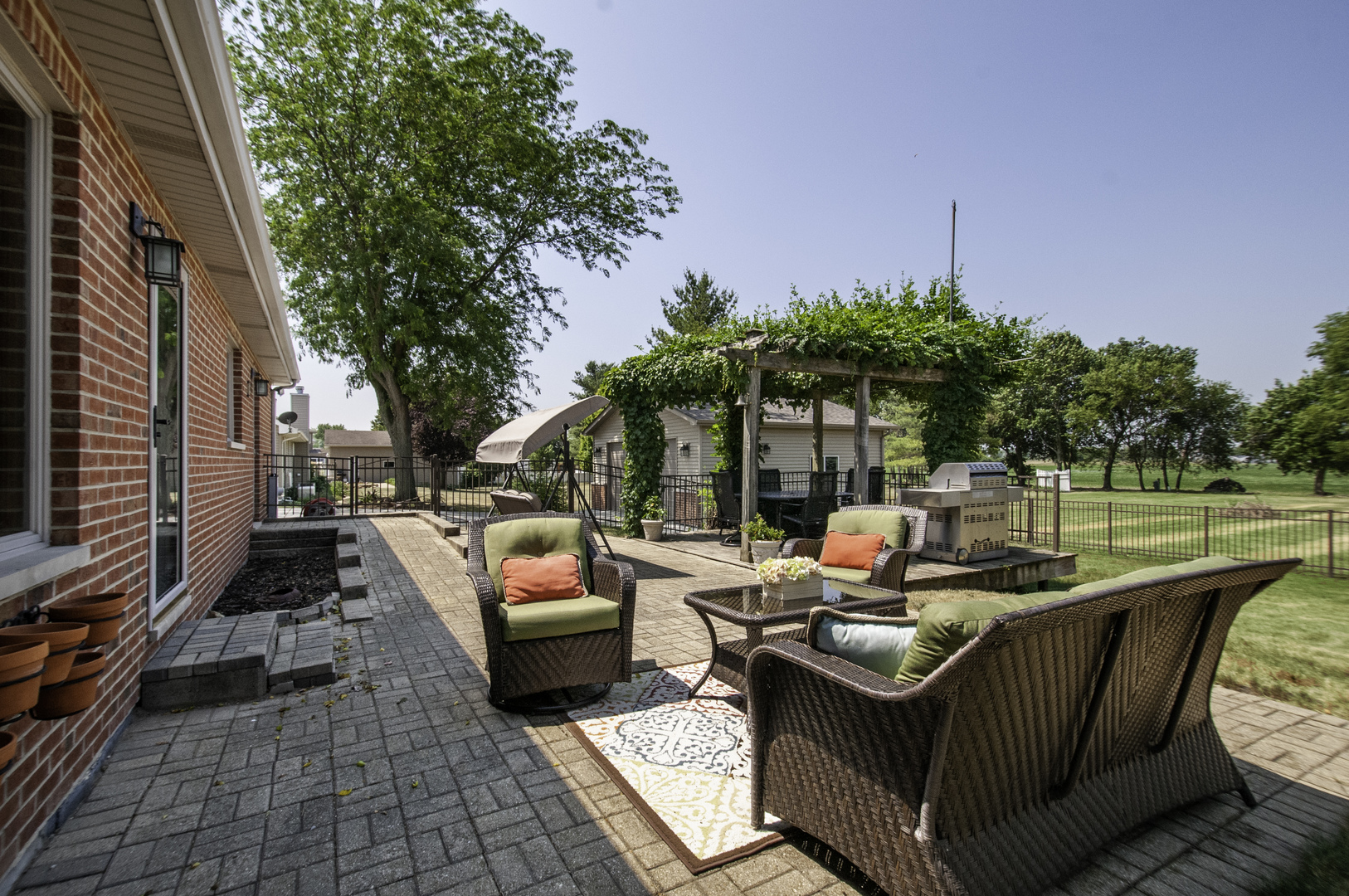 24738 South Walnut Street Elwood, IL 60421 - Photo 6 of 20 a view of outdoor space yard deck patio and swimming pool