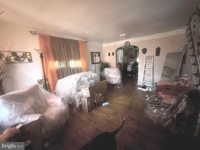 a view of living room filled with furniture