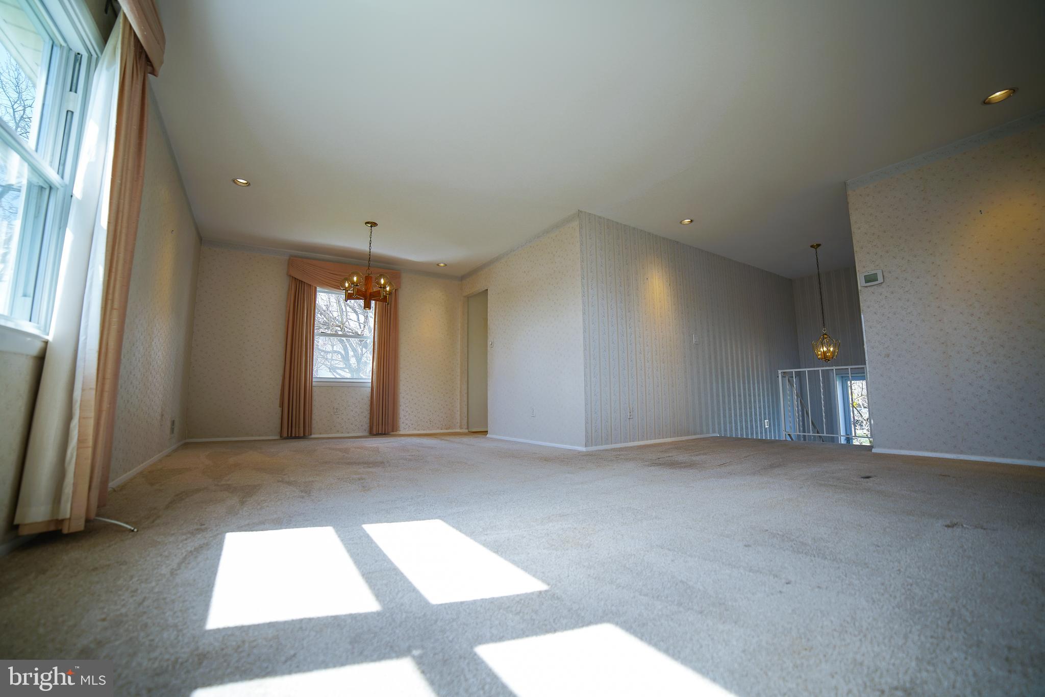 219 Northway Road Reisterstown, MD 21136 - Photo 16 of 47 living room into dining room and kitchen