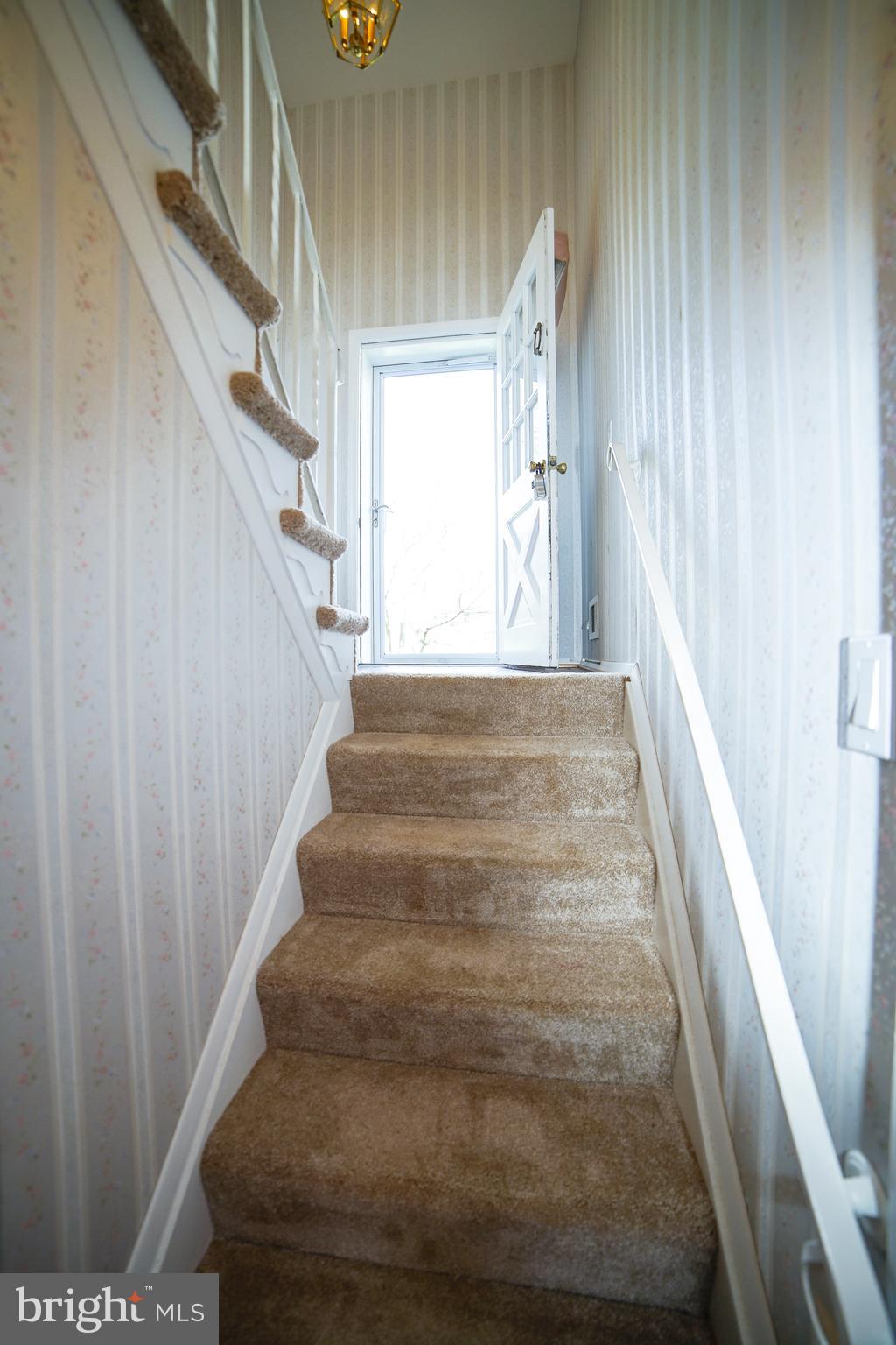 219 Northway Road Reisterstown, MD 21136 - Photo 34 of 47 stairs up to foyer and front door