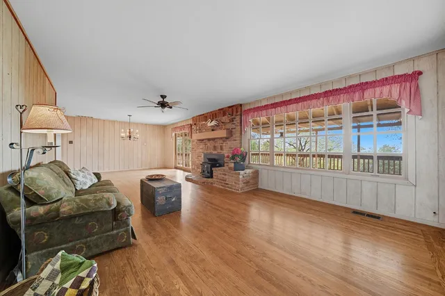 a storage room with empty racks