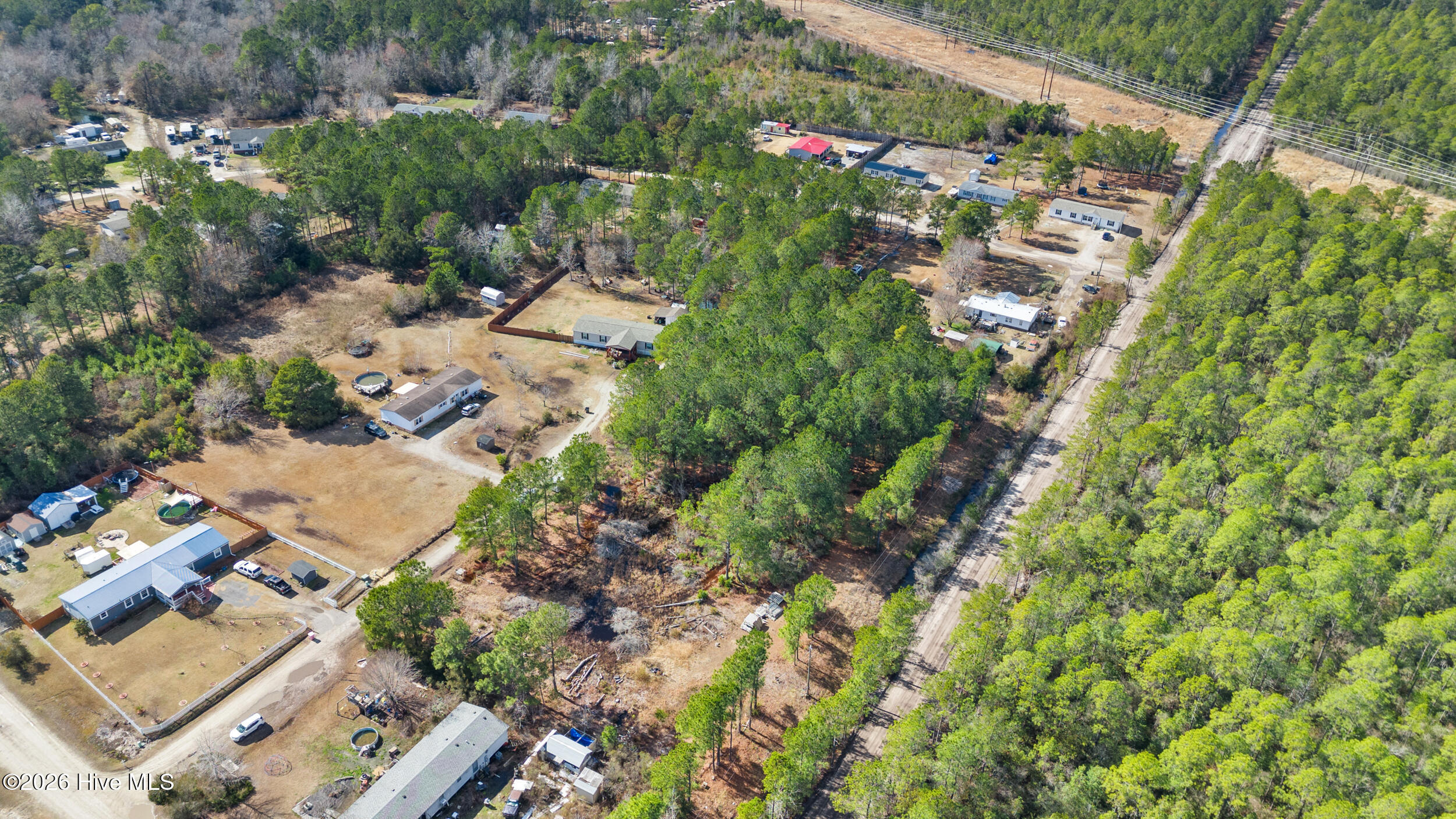66 Tree Top Court Hampstead, NC 28443 - Photo 4 of 7 Aerial View 2
