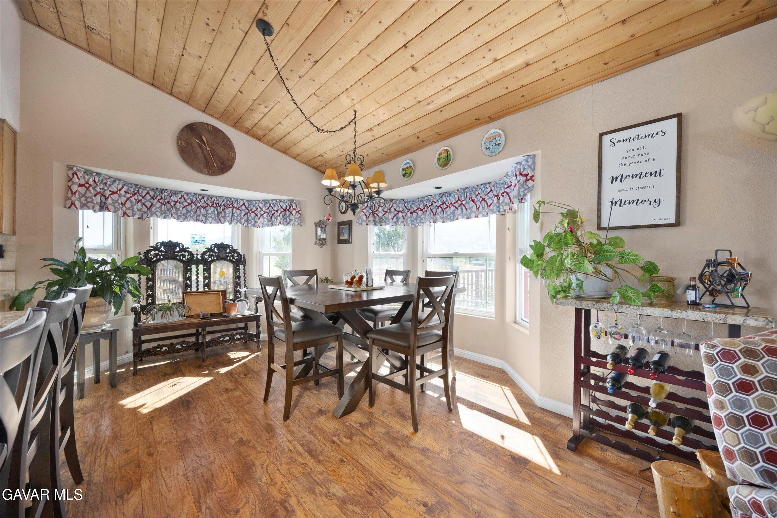 28360 Burning Tree Drive Tehachapi, CA 93561 - Photo 23 of 61 a view of a dining room with furniture and wooden floor