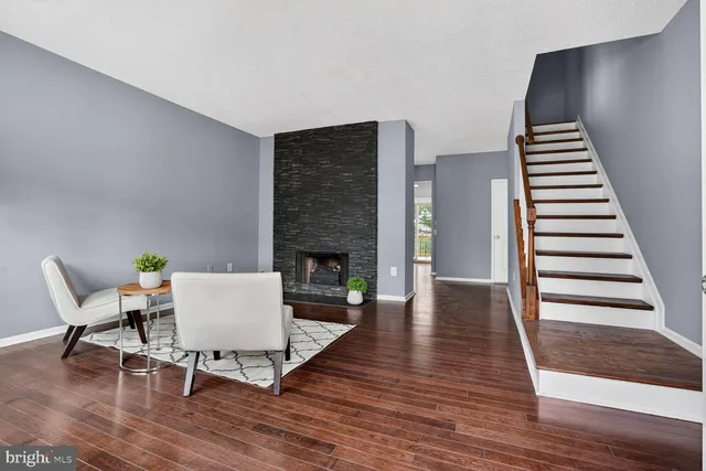 a view of a building with a porch