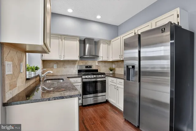 a view of street sign