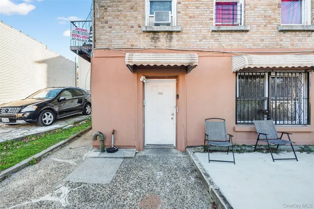 a house view with a sitting space