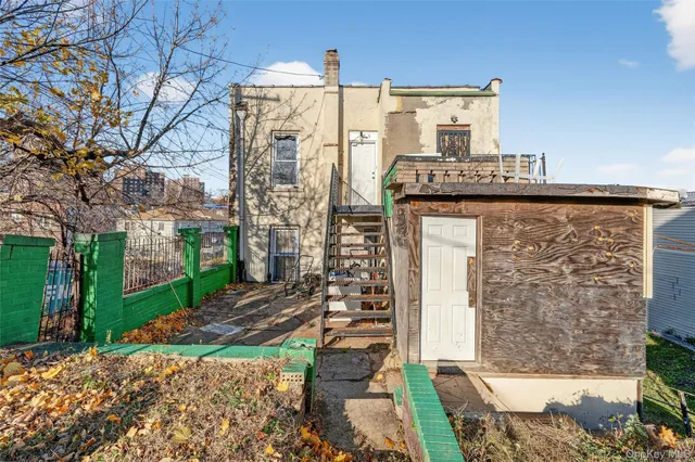 a sign on the side of a building