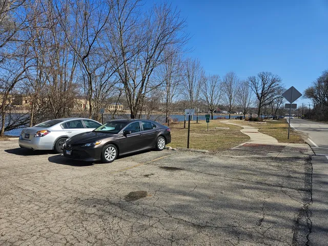 a car parked in the side of a road
