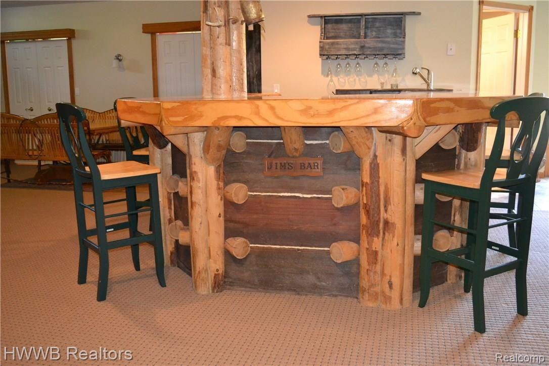2633 South Lake Pleasant Road Dryden, MI 48428 - Photo 34 of 59 Basement Bar