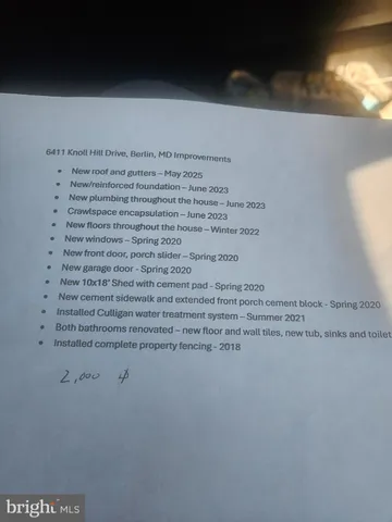 $699,000 | 6411 Knoll Hill Drive, Berlin, MD 21811