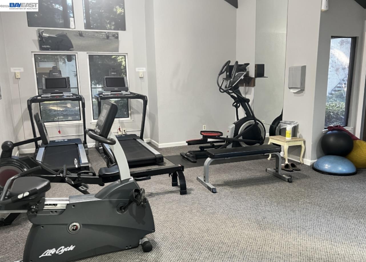 3701 Colonial Drive, Unit 36 Modesto, CA 95356 - Photo 16 of 36 a view of a room with gym equipment
