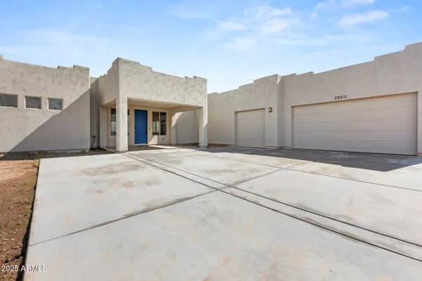 a view of a house with a outdoor space
